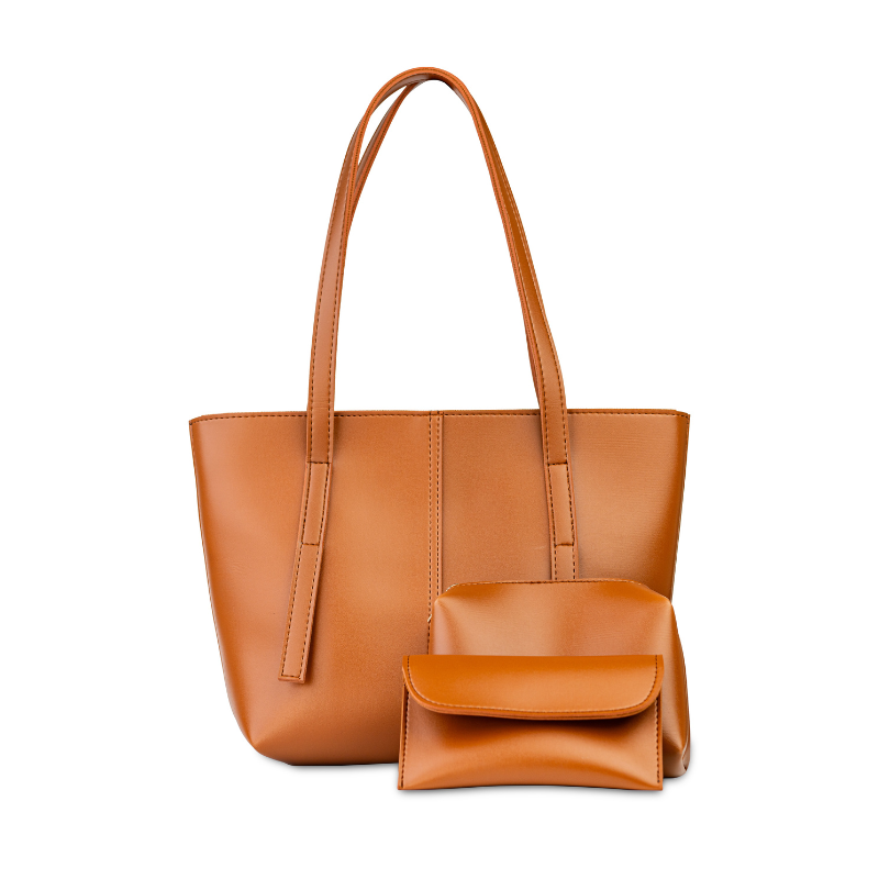 Tasha's Carry All Bag - 3Pc - Camel Brown