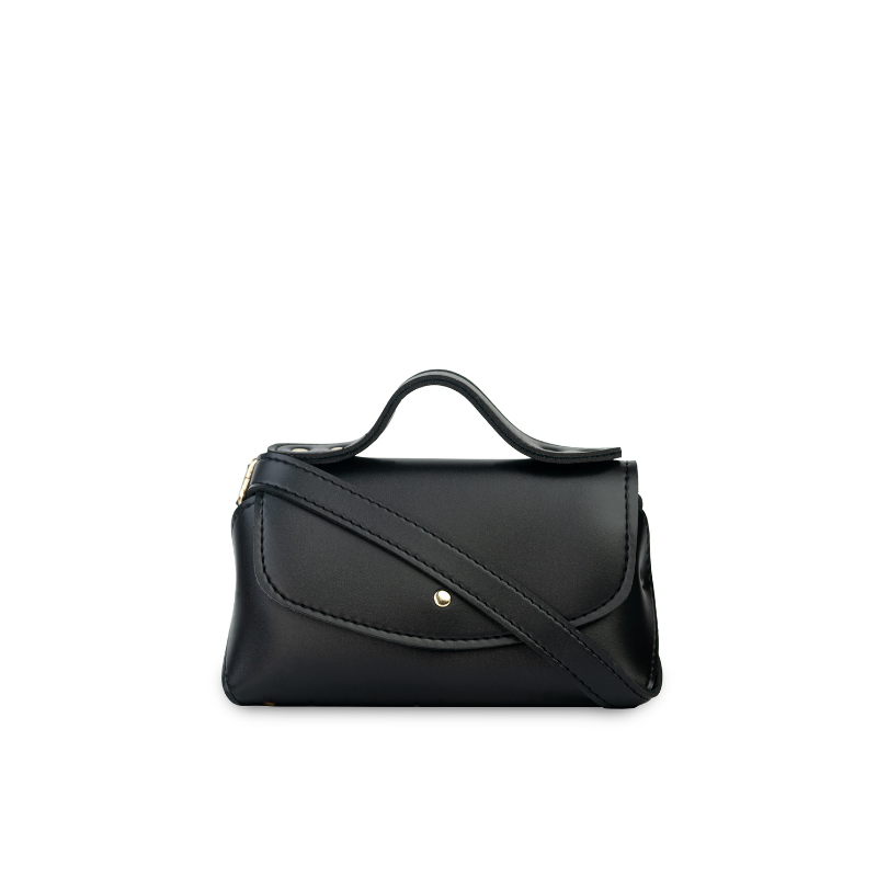 Tasha's Mini Messenger bag - Black