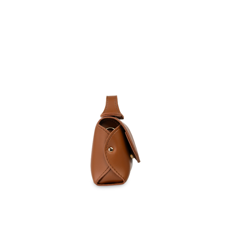 Tasha's Mini Messenger bag - Camel Brown