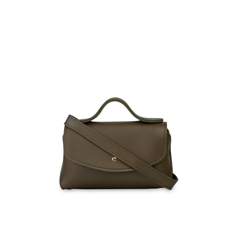 Tasha's Mini Messenger bag - Olive Green