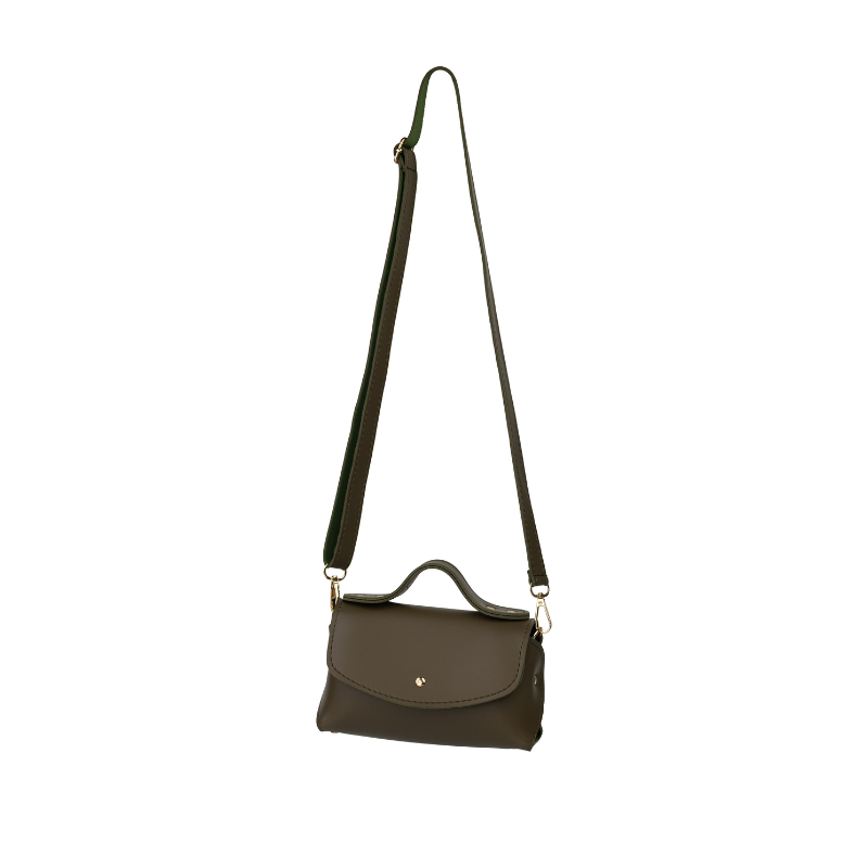 Tasha's Mini Messenger bag - Olive Green