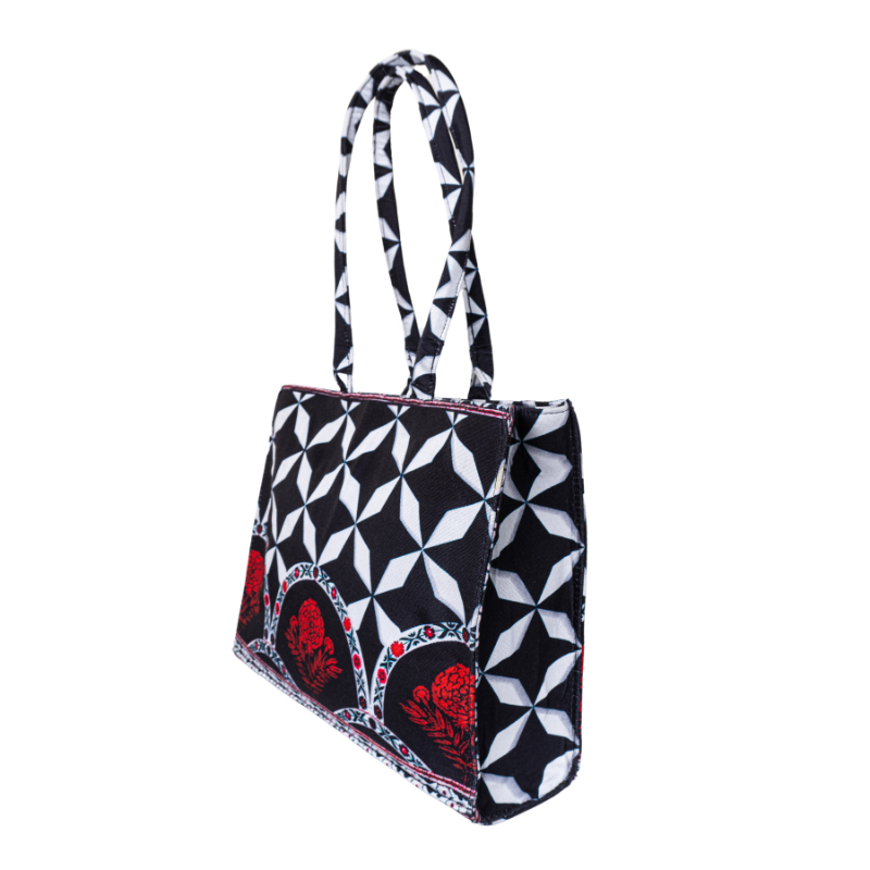 Tasha’s Printed Canvas Bag