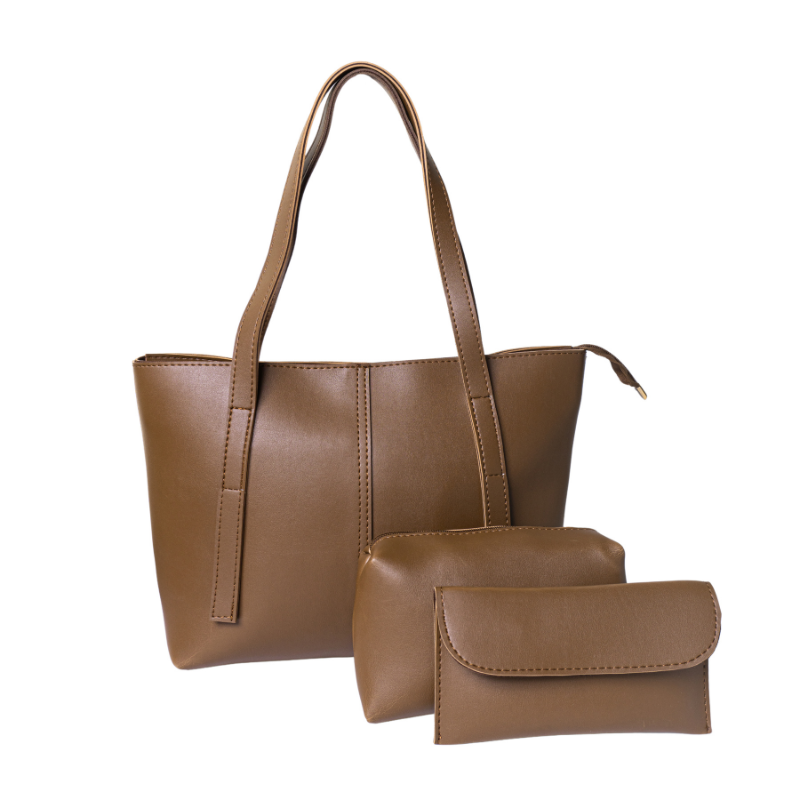 Tasha’s Carry All Bag - 3Pc -Brown