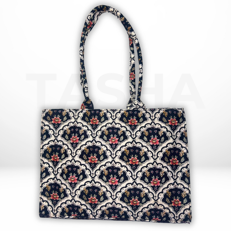 Tasha’s Printed Canvas Bag