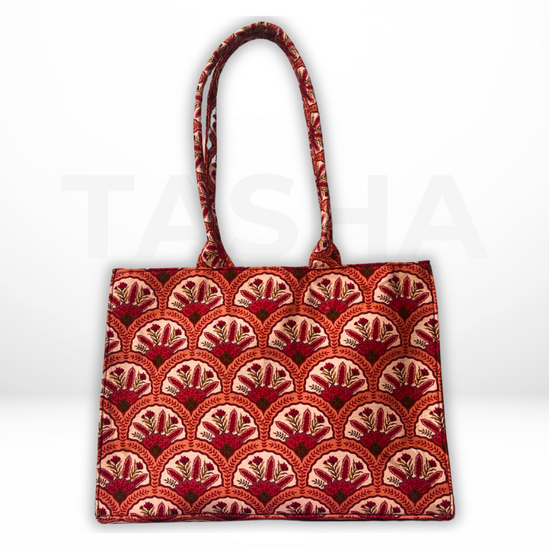 Tasha’s Printed Canvas Bag