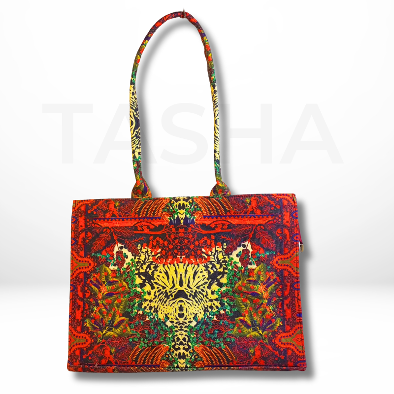 Tasha’s Printed Canvas Bag